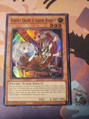 1X NM Ghost Ogre & Snow Rabbit (Alt. Art) - RA02-EN009 - Super Rare 1st Edition - Image 1 of 2