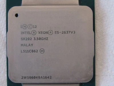 Intel SR202 E5-2637V3 3.5GHz 15MB 4C Processor 4z - Image 1 of 2
