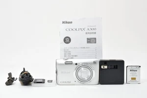 Nikon COOLPIX A300 Silver 20MP Slim Compact Camera Wi-Fi Tested from Japan - Picture 1 of 12