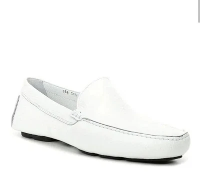 To Boot New York Z13104 Men's Aston Leather Drivers White Size 9M - Image 1 of 4