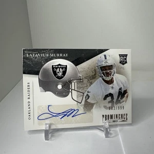 Latavius Murray Oakland Raiders 2013 Panini Prominence Auto 882/999 - Picture 1 of 4