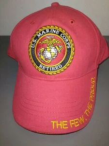 Retired United States Marine Corps the Few the Proud Adjustable Cap Hat NICE - Picture 1 of 8