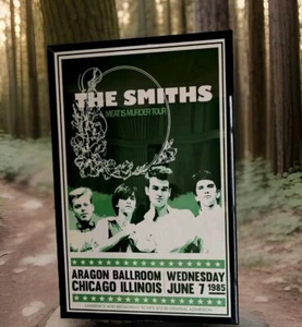 The Smiths Framed Concert Poster, Chicago - Picture 1 of 3