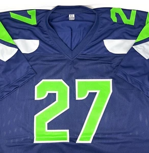 Tariq Woolen #27 of the Seattle Seahawks Custom Jersey - Picture 1 of 5