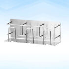 Bathroom Stainless Steel Holders Wall Mounted Stand Rack Toothpaste