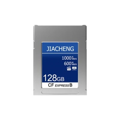 Tarjeta de memoria JIACHENG CFexpress tipo B 128 GB para cámara 4K Canon Nikon Z7 Z8 Foto 1 de 4