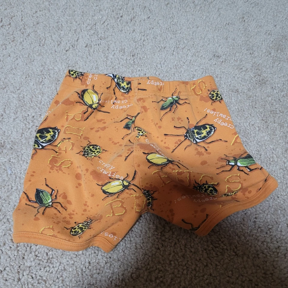 Orange Bug Shorts Sz 3 Just Friends Brand Pull-On  - Image 1 of 1