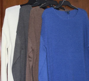 Westbound Womens NEW Lightweight Ribbed Knit Pullover Sweater Plus 2X 20W 22W - Picture 1 of 19