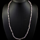 95.00 Cts Earth Mined Untreated Ametrine Round Shape Beads Necklace Nk-20E274