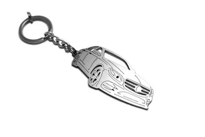 Stainless Steel Keychain 3D Car Body Lase Cut Key Ring fit Mercedes E-Class W213 - Picture 1 of 6