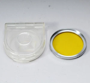 ZEISS IKON TS 40.5 354/G SCREW-IN YELLOW FILTER 40.5MM W JEWEL CASE CLEAN GLASS - Picture 1 of 5