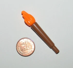 Playmobil Miniatur Piratenburg Ritter Wikinger Fackel mit Flamme - um 18 - Bild 1 von 1
