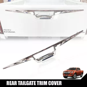 CHROME ABS TAILGATE HANDLE GUARD COVER TRIM ISUZU D-MAX DMAX BLADE 2019-2025 - Picture 1 of 9
