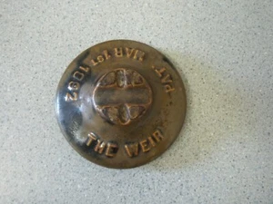 The Weir Pat Mar 1st 1892 crock lid Antique crock lid - Picture 1 of 7