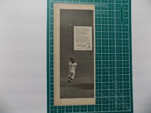 1967 PRINT AD WILLIE MAYS SUPP-HOSE FOR MEN BASEBALL - Picture 1 of 1