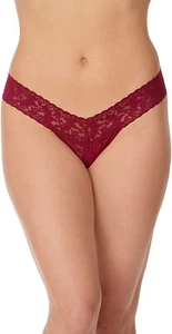 Hanky Panky 264277 Womens Signature Lace Low Rise Thong Underwear Size One Size - Picture 1 of 2