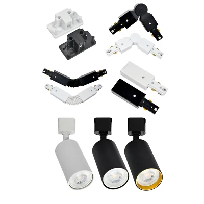 Schienensystem 1-Phasen 3-Leiter 230V Schienenleuchte EDO MEVA PRO Zubehör TOP - Bild 1 von 4