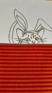 4 Ellen DeGeneres Easter Bunny Placemats Home & Garden Rabbit Carrot 15" Set NEW - Picture 1 of 7