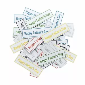 50 x Feliz Día del Padre Papá Tarjeta Mixta Sentimiento Toppers Adornos Artesanales - Imagen 1 de 1