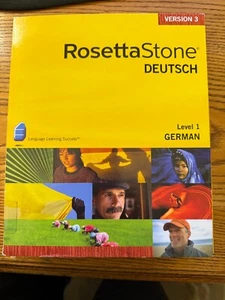 Rosetta Stone German Deutsch Version 3, PC Discs - Picture 1 of 6