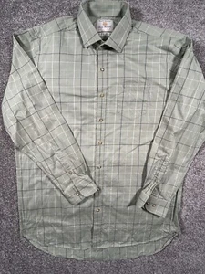 Brook Taverner Check Shirt 17.5” 36.5” Classic Fit - Picture 1 of 10