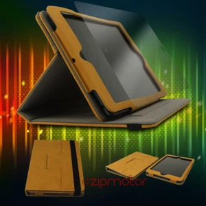 APPLE IPAD MINI RETINA CASE COVER+SCREEN PROTECTOR FLIP SUEDE BEIGE WAKE SLEEP - Picture 1 of 1