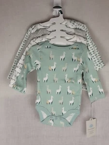 Cloud Island 4-Pack Long-Sleeve Bodysuits Unisex 0-3 months - Picture 1 of 1