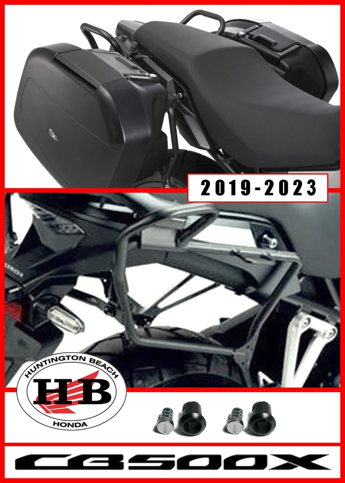 JUEGO DE MALETAS HONDA OEM 2019 - 2023 CB500X + SOPORTES DE ALFORJA + CILINDROS DE LLAVE Foto 1 de 1