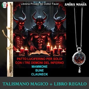 Libro di Magia Nera Patto Demoniaco Satanista per Attrarre Soldi Denaro Successo - Picture 1 of 24