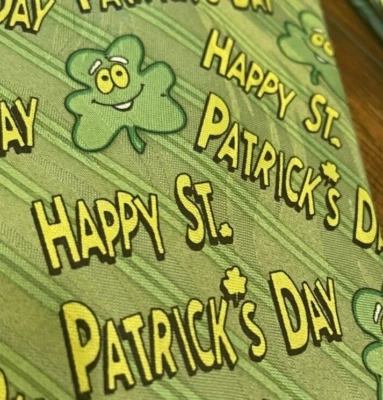 TRAJE DE TRÉBOLES DE LA SUERTE POT OF GOLD CORBATA DE DISEÑADOR ENVÍO GRATUITO Foto 1 de 4