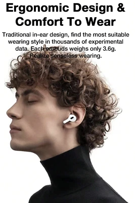 Écouteurs Bluetooth Intelligent Avec Ecran Tactile - Réduction de Bruit - Photo 1/4