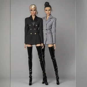 Long shoes for FR2 FR6.0 Fashion royalty Nu face Poppy Parker East 59TH Meteor - Picture 1 of 16