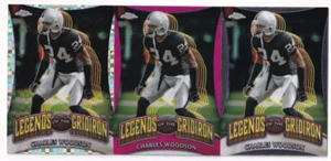 Charles Woodson 2024 TOPPS CHROME LEGENDS OF GRIDIRON X-FRACTOR + PINK + LOT - Picture 1 of 2