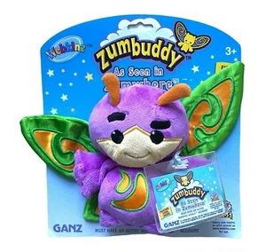 Ganz Webkinz Zumbuddy Zaza a Tricky Zum Plush Toy First Edition Purple 5" Code  - Picture 1 of 1