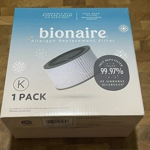 bionaire GENUINE AIR PURIFIER REPLACEMENT FILTER "K" BAPF160 for BAP9360 BAP9260 - Picture 1 of 3