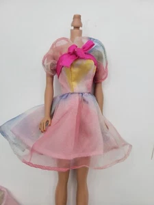1990 Barbie & Ken Fantasy Fashions Dress Only #781 Replacement Tlc - Picture 1 of 15