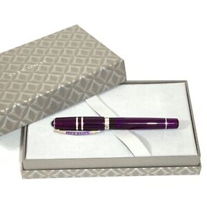 Visconti Homo Sapiens Fountain Pen K14 Amethyst Ef/Extra-Fine Purple Used