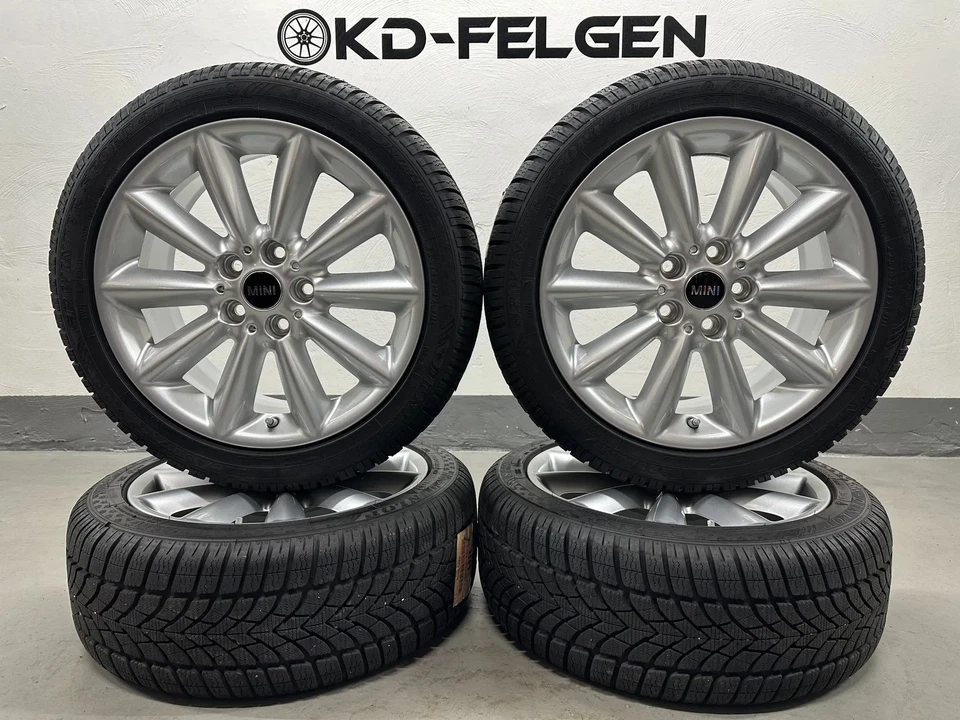 Original Mini Clubman F54 17 Zoll Winterräder Vent Spoke 518 Winterreifen Felgen - Bild 1 von 4