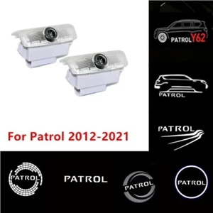 2PCS LED Door Projector Shadow Ghost Light HD Lamps for Patrol Y62 2013-2021 Aut - Picture 1 of 14