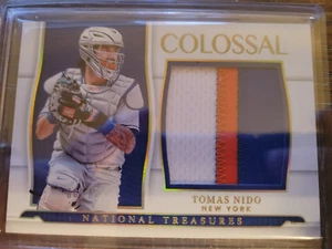 2022 National Treasures Tomas Nido Colossal Materials Gold 3 Color Patch 06/25 - Picture 1 of 3