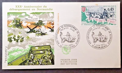 France First Day Cover: 30th Anniversary of Liberation - Image 1 of 4