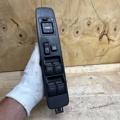 1999-2002 TOYOTA 4RUNNER MASTER POWER DRIVER LEFT WINDOW CONTROL SWITCH BLACK OE Foto 1 de 4