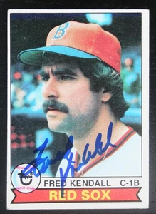 AUTOGRAFO - Fred Kendall Topps #83 Boston Red Sox 1979 MLB - Foto 1 di 2