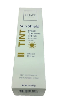 Obagi Sun Sheild Broad Spectrum SPF 50 Warm Tint 3 oz/ 85 g NIB* AUTH 08.2027 - Image 1 of 4