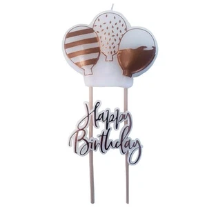 Amscan Vela Diseño Globos Feliz Cumpleaños (SG34420) - Imagen 1 de 1