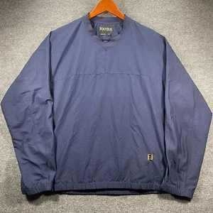FootJoy Pullover Windbreaker Golfjacke Herren Large Blau Langarm Freizeit - Bild 1 von 11