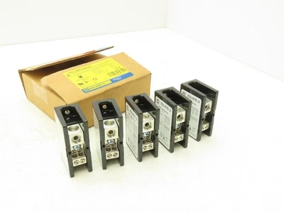 Square D 9080LBA162104 Power Distribution Terminal Block 1Pole 600V Lot of 5 - Image 1 of 4