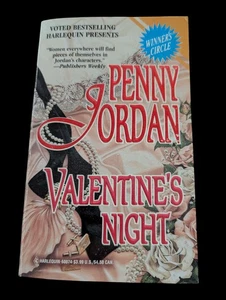 Valentines Night Penny Jordan 1995 Harlequin Romance Award Winning Book Triangle - Picture 1 of 4