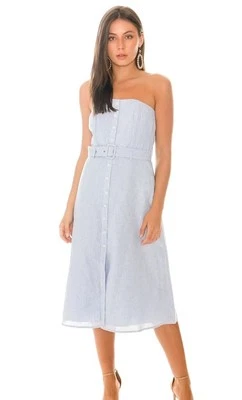 BB DAKOTA NEVER BELT BETTER STRAPLESS DRESS Retail: $108 Size 6 - Image 1 of 4