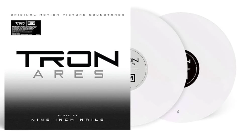 Nine Inch Nails: Tron Ares Soundtrack Opaque White Vinyl. Trent Reznor. Broken. - Image 1 of 1